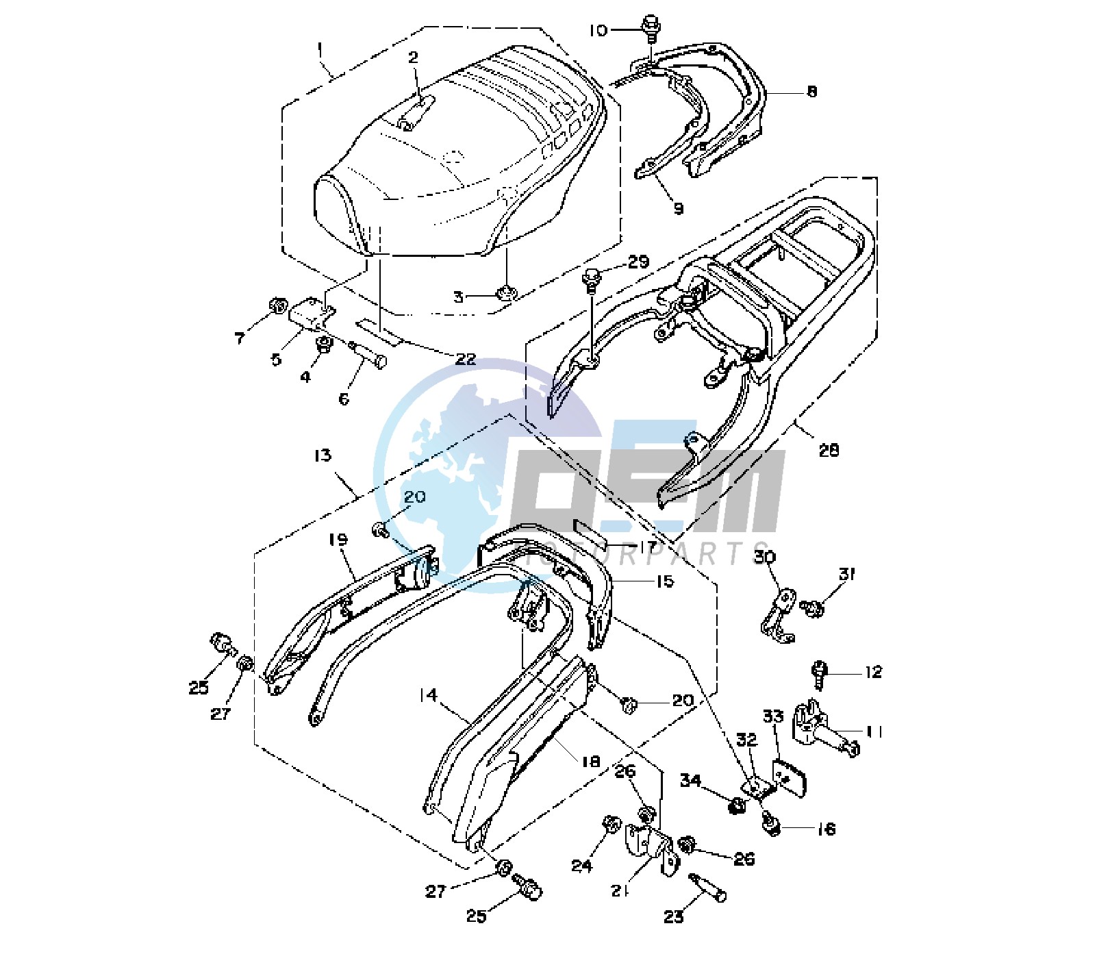 SEAT AND CARRIER