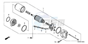 VFR8009 UK - (E / MME) drawing STARTING MOTOR