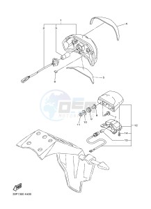 FZ8-NA FZ8 (NAKED, ABS) 800 (59P9) drawing TAILLIGHT