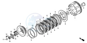 CRF230F drawing CLUTCH