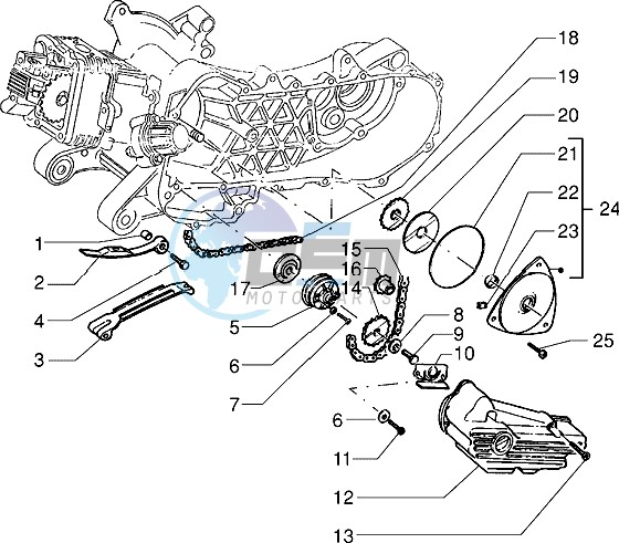 Pump group - Oil pan