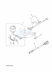 FT50CETL drawing SPEEDOMETER