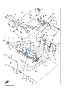 XJ6S ABS 600 DIVERSION (S-TYPE, ABS) (36D7) drawing INTAKE 2