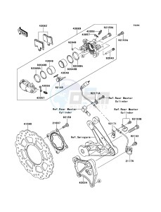 1400GTR_ABS ZG1400CEF FR GB XX (EU ME A(FRICA) drawing Rear Brake