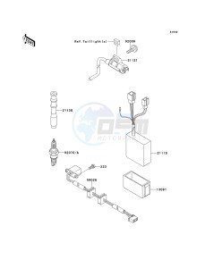 KLX 650 D [KLX650R] (D1) [KLX650R] drawing IGNITION SYSTEM