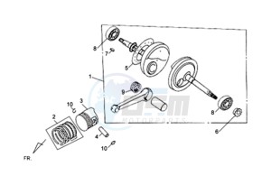 FIDDLE II 125 drawing CRANKSHAFT