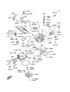 KVF300 KVF300CCF EU drawing Cylinder Head