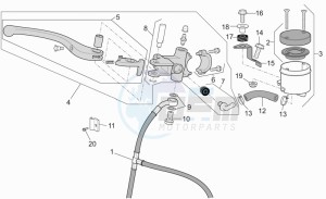 MGS-01 1200 Corsa Corsa drawing Front master cilinder