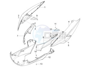 Typhoon 50 4T 4V E2 (NAFTA) drawing Side cover - Spoiler