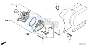 VT750C9 Ireland - (EK / MME) drawing WATER PUMP