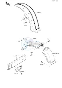 ZN 1300 A [VOYAGER] (A5-A6) [VOYAGER] drawing FENDERS