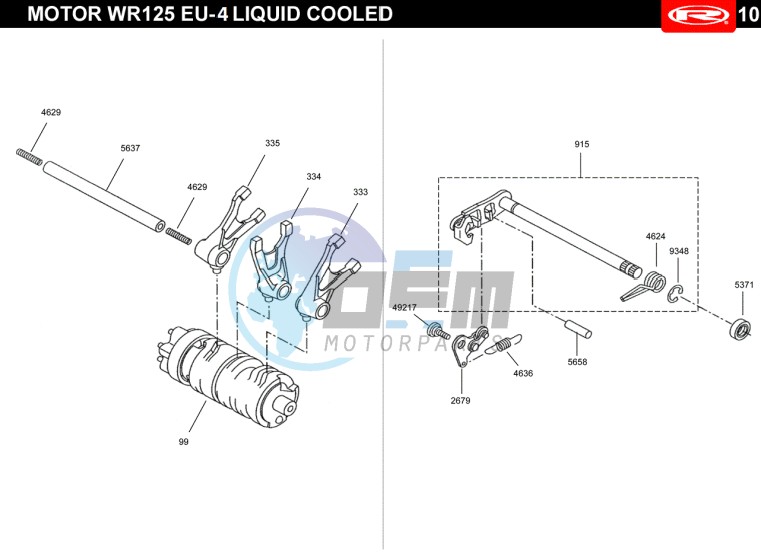 PRE-SELECTOR GEAR  EURO4