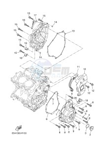 MTT690P-AB MT-07 TRACER TRACER 700 (B7K1 B7K1 B7K1 B7K1) drawing CRANKCASE COVER 1