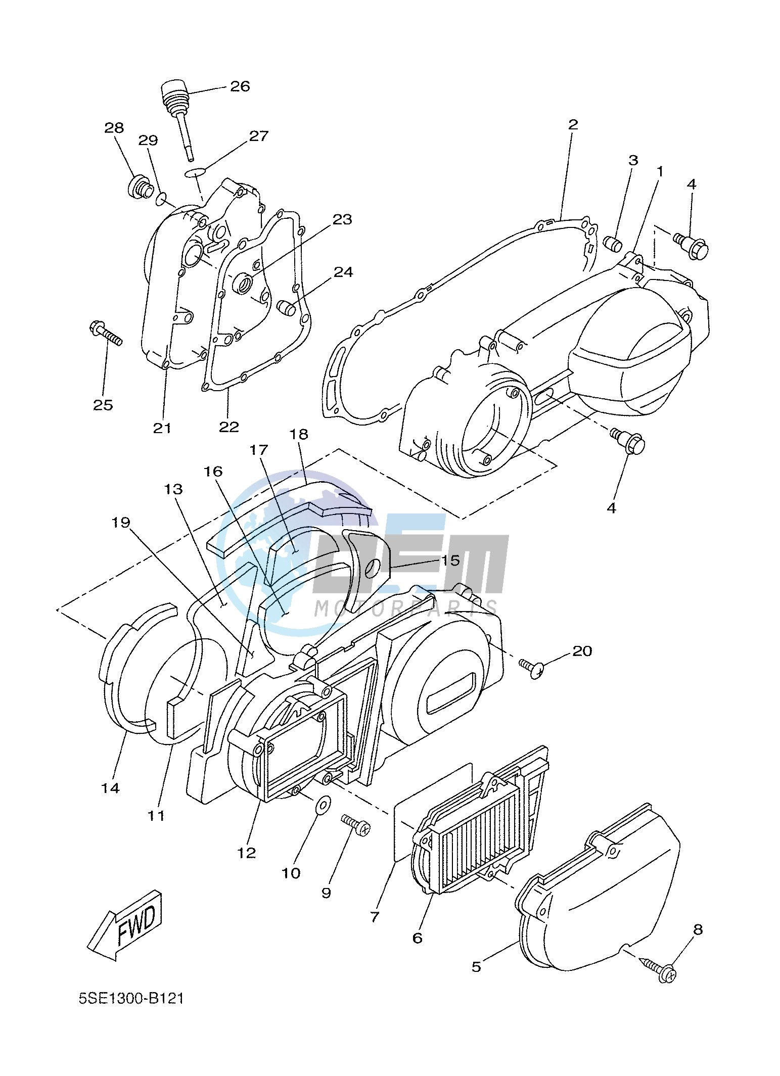 CRANKCASE COVER 1