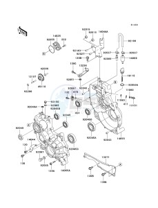 KAF 620 G [MULE 3000] (G6F-G8F) G7F drawing GEAR BOX