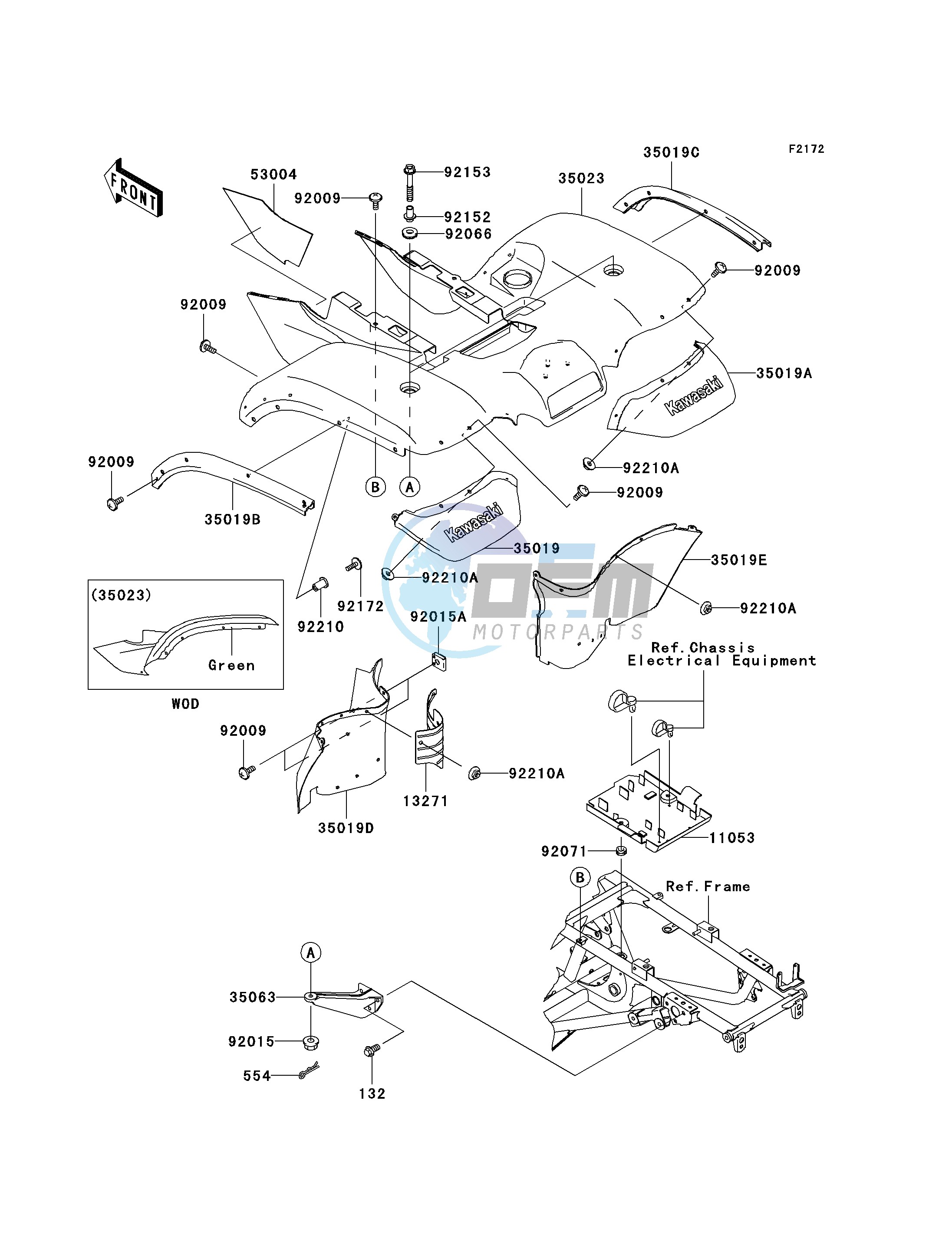 REAR FENDER-- S- -