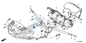 SH125ADSE SH125ADS UK - (E) drawing STEERING HANDLE/HANDLE COVER