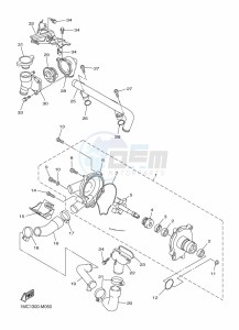 FJR1300D-AS FJR1300AS (B959) drawing WATER PUMP