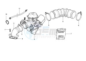 ET4 125-150 drawing Caburetor Assy