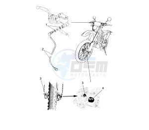 WR F 250 drawing STOP SWITCH FRONT EURO KIT