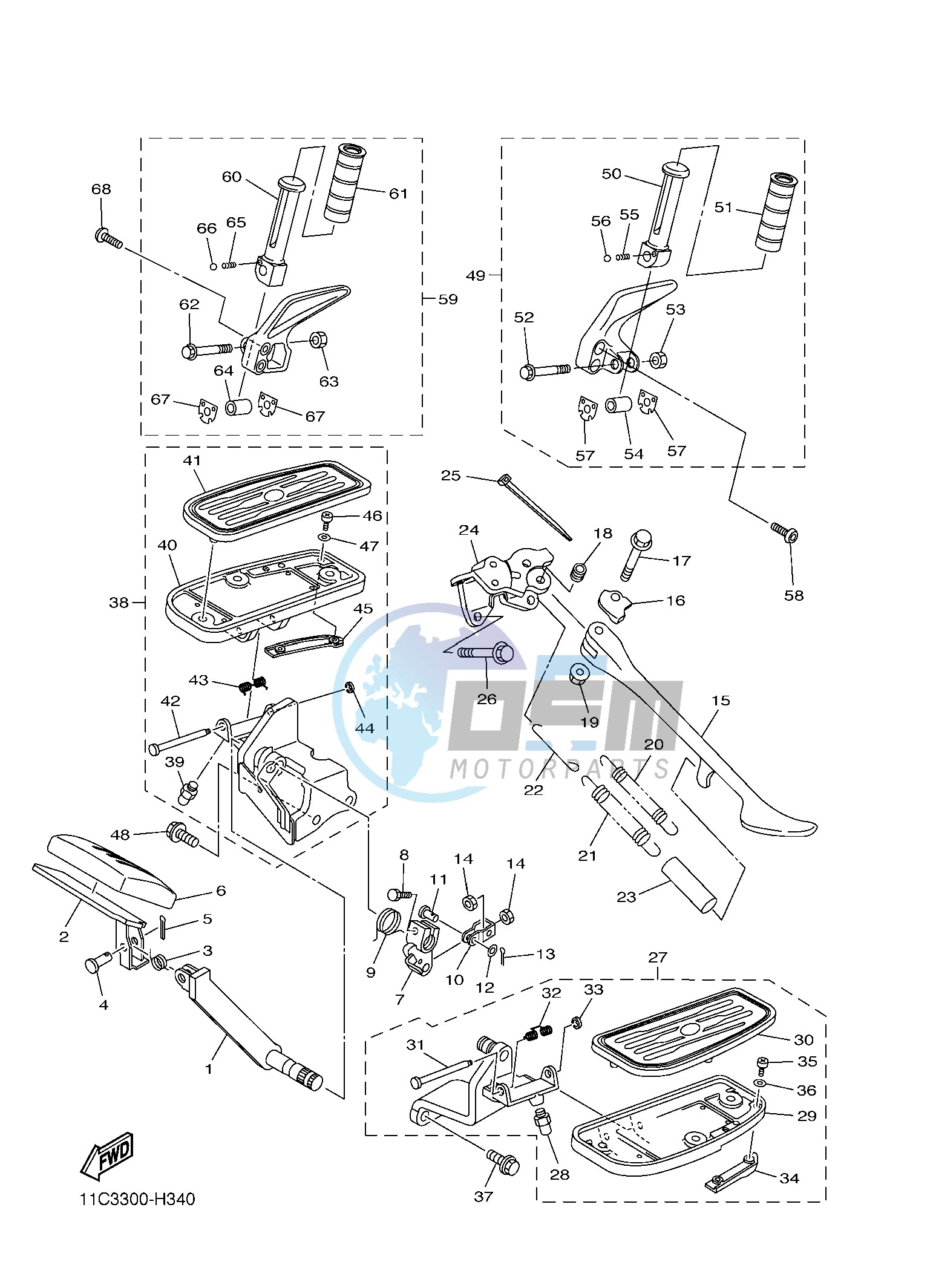 STAND & FOOTREST