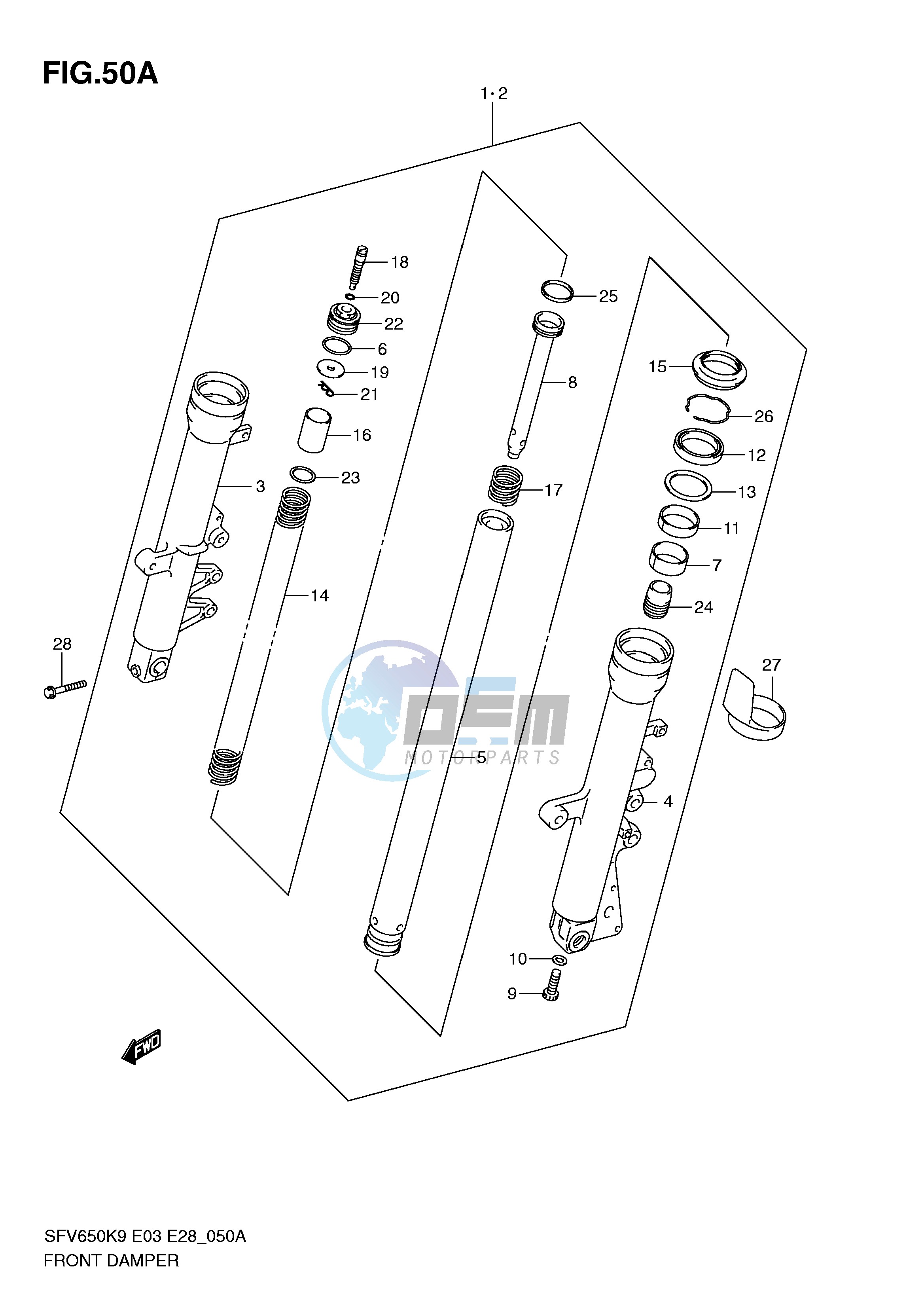 FRONT DAMPER (SFV650AL0)