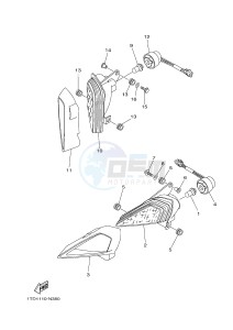 YFZ450R YFZ450RSSE YFZ450R SPECIAL EDITION (1TDA) drawing HEADLIGHT