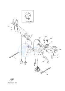 FZ8-S FZ8 FAZER 800 (4P2K 4P2L 4P2M) drawing HANDLE SWITCH & LEVER 2