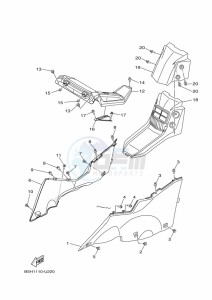 YXZ1000E YXZ1000R (B5J7) drawing SIDE COVER 2