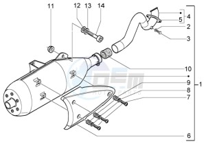 X9 125 Evolution drawing Silencer