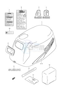 DF 6 drawing Engine Cover