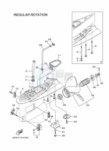 F300AETU drawing PROPELLER-HOUSING-AND-TRANSMISSION-2