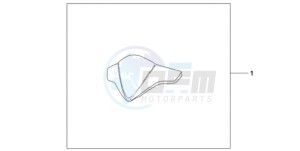 CB1000RA9 France - (F / ABS CMF) drawing KIT TIT. METER VISOR