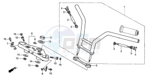 VT600CD drawing HANDLE PIPE/TOP BRIDGE (1)