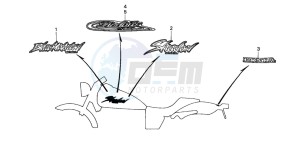 VT750DCA SHADOW SPIRIT drawing MARK (VT750DC1/2)