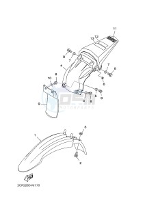 TT-R125 TT-R125LW (2CP6) drawing FENDER