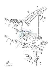 TT-R50E (BEGB) drawing REAR ARM & SUSPENSION