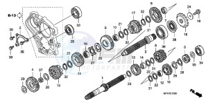 CB1000RB drawing TRANSMISSION