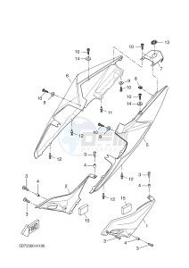 YZF-R125 R125 (5D7K 5D7K 5D7K 5D7K) drawing SIDE COVER