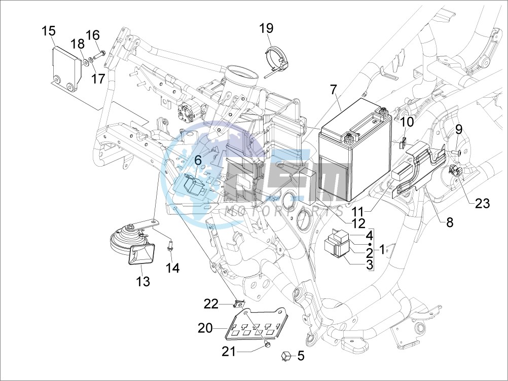 Remote control switches - Battery - Horn