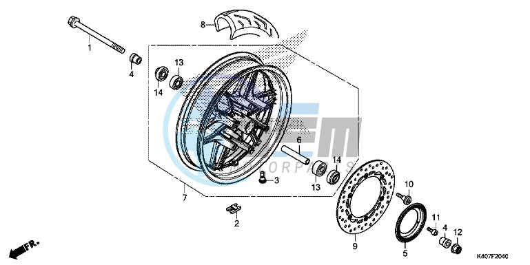 FRONT WHEEL