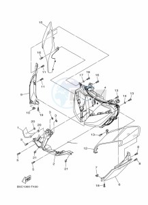 TRACER 900 MTT850 (B5CC) drawing HEADLIGHT