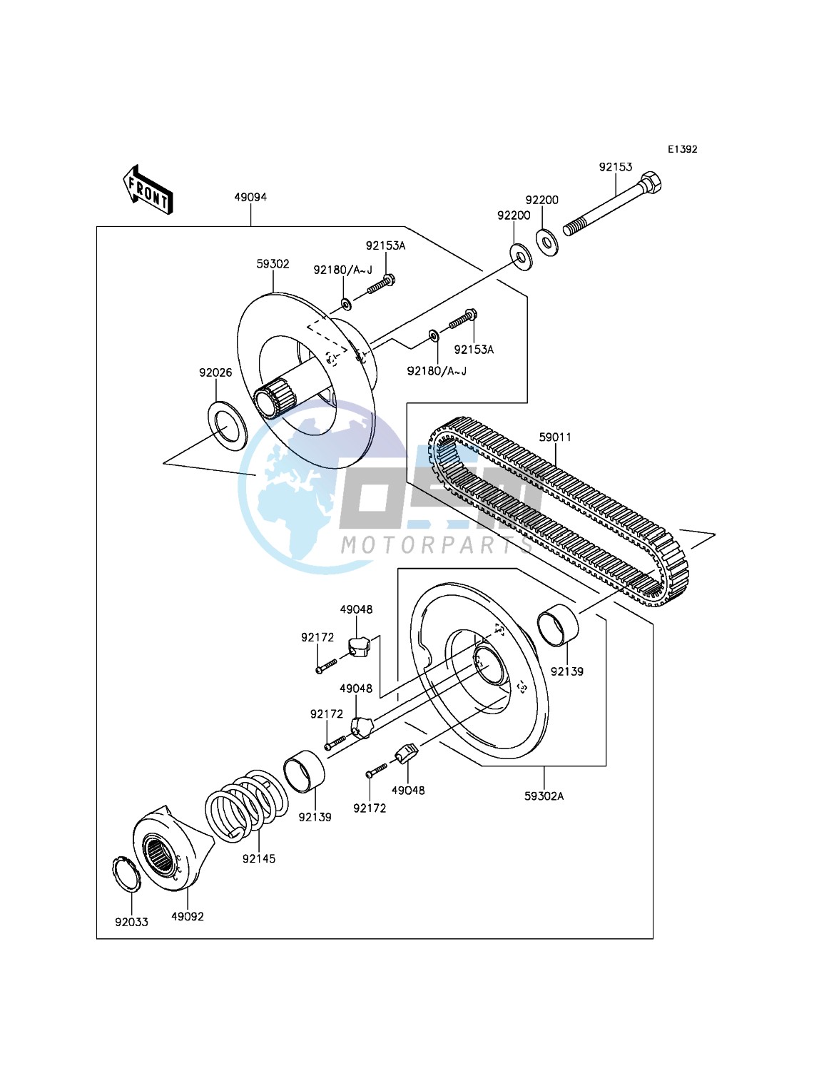 Driven Converter/Drive Belt