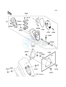 VN1600 CLASSIC TOURER VN1600-D1H GB XX (EU ME A(FRICA) drawing Taillight(s)