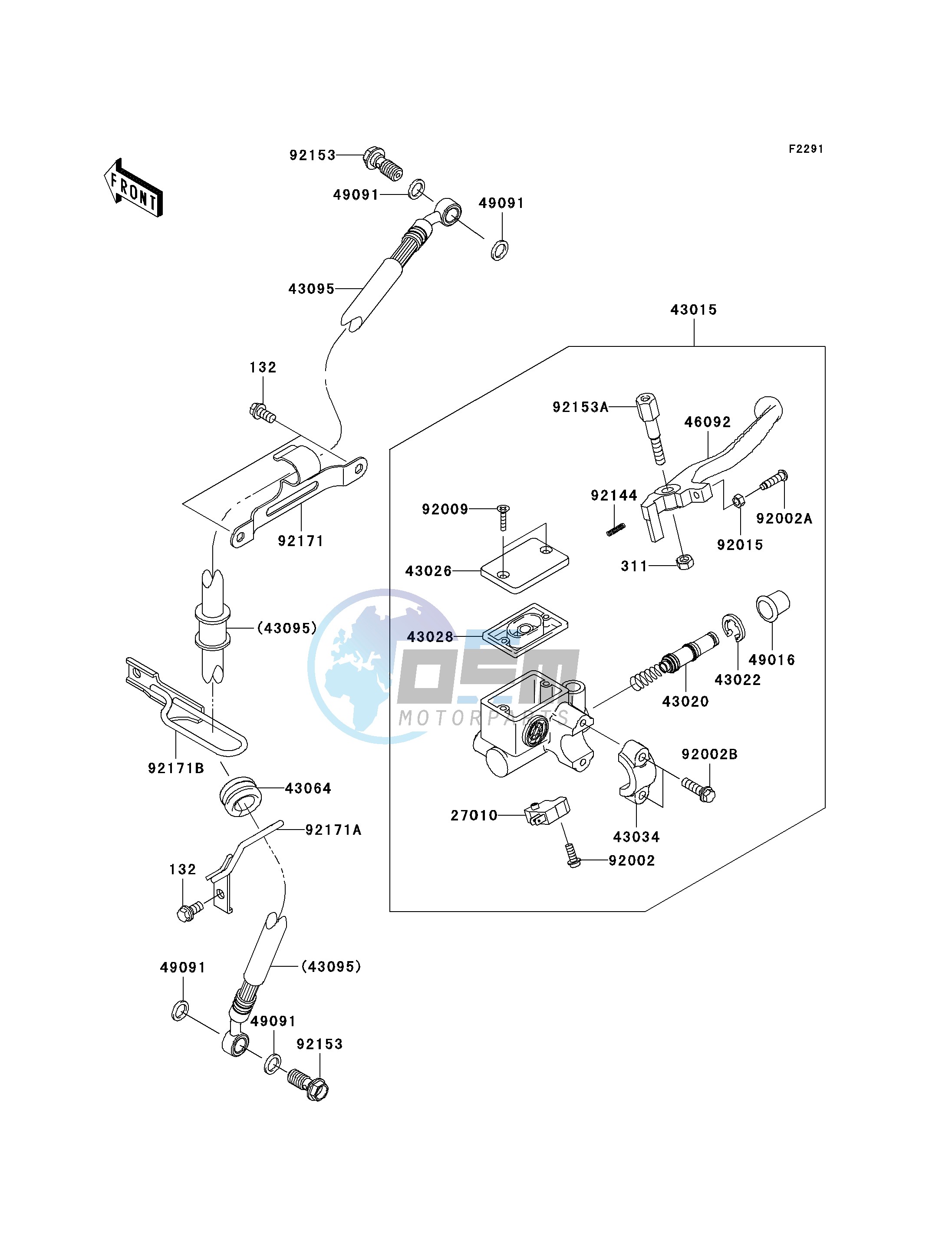 FRONT MASTER CYLINDER