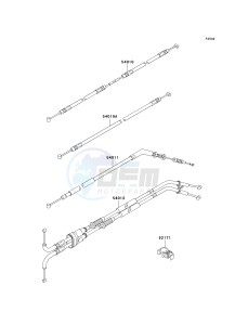 ZR 1000 B [Z1000 EUROPEAN] (B7F-B9F) 0B9F drawing CABLES