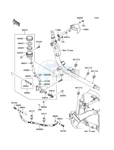 VN900 CLASSIC VN900BEFA GB XX (EU ME A(FRICA) drawing Rear Master Cylinder