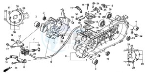 SFX50MM drawing CRANKCASE/OIL PUMP