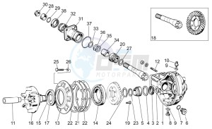 V7 Classic 750 drawing Transmission complete II