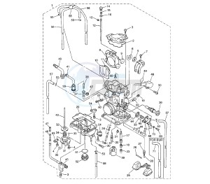 WR F 250 drawing CARBURETOR